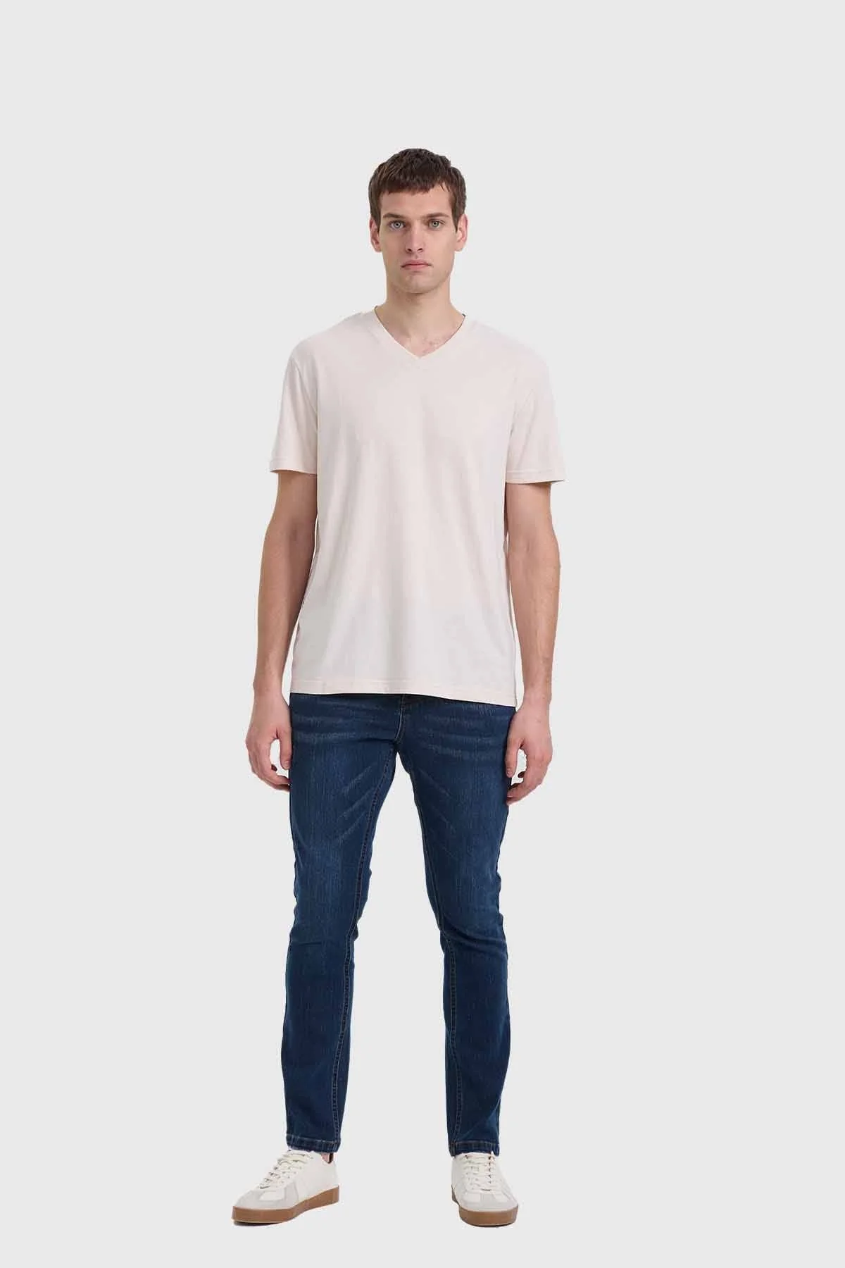 Jeans Hombre Bolsillo Trasero Azul - Imagen 4