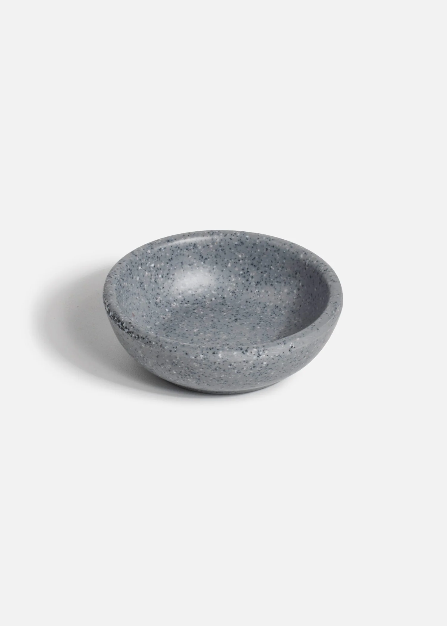 Plato redondo de melamina gris Gray Granite 7 cm - Imagen 3