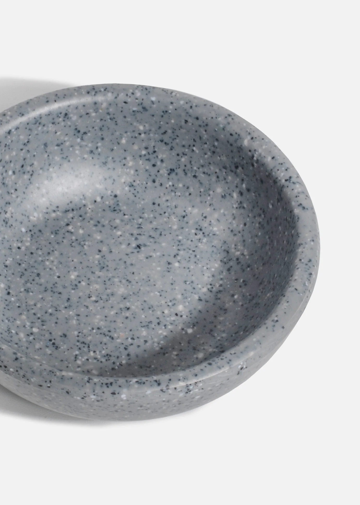 Plato redondo de melamina gris Gray Granite 7 cm - Imagen 4