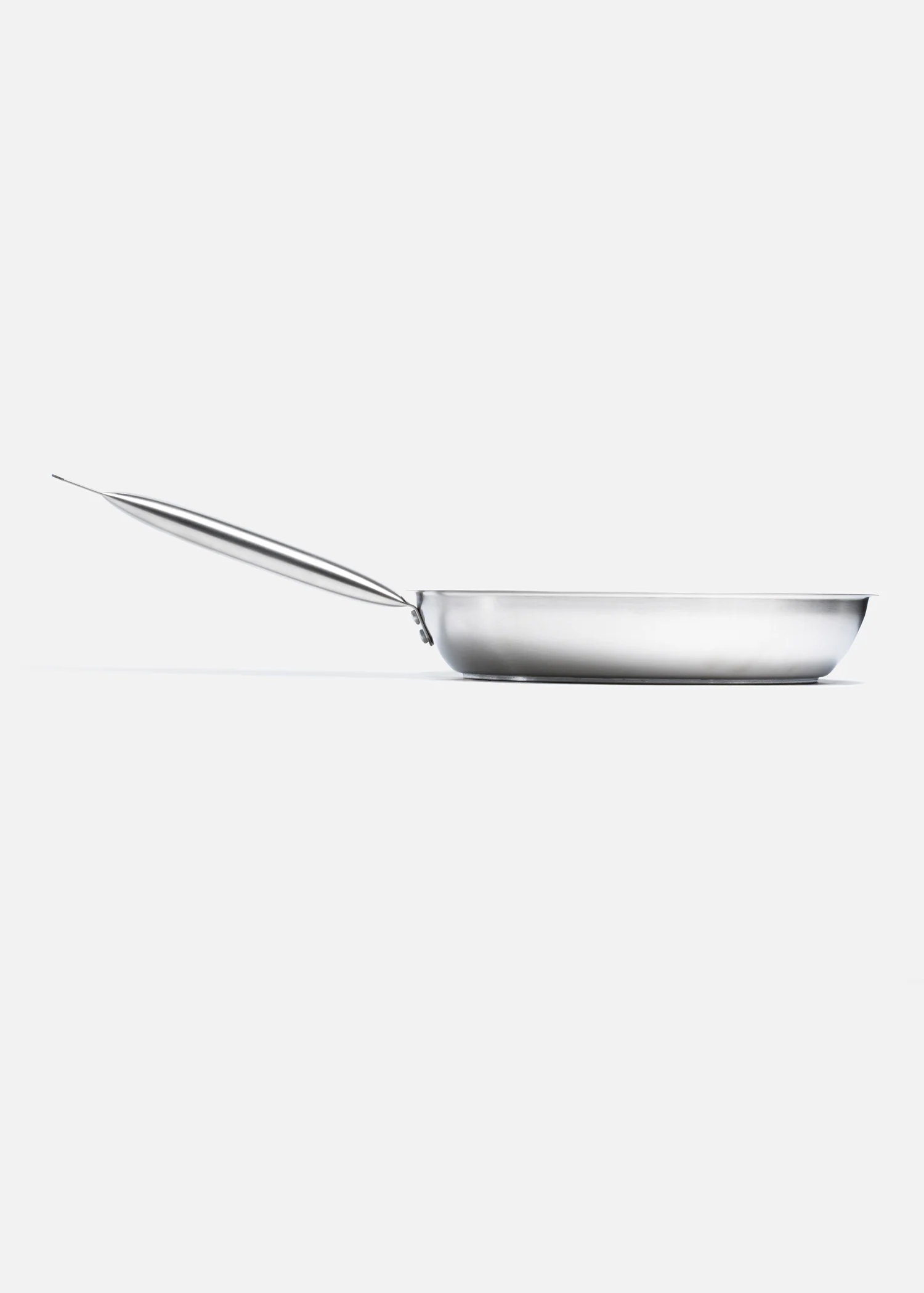 Sartenes de acero inoxidable quirúrgico plata Silver Chef 20, 24, 26, 28 y 30 cm - Imagen 3